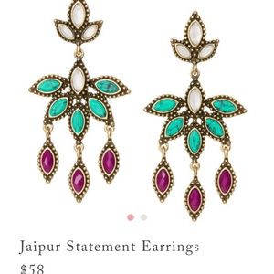 Jaipur statement earrings chloe isabel